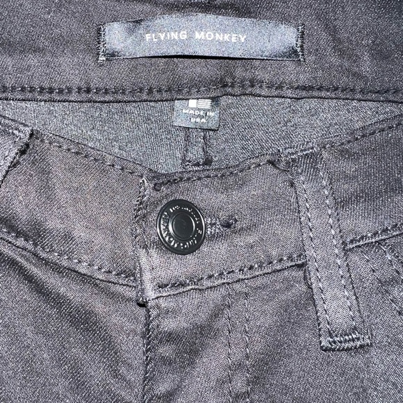 Flying Monkey Black Distressed Skinny Jeans - Picture 3 of 6